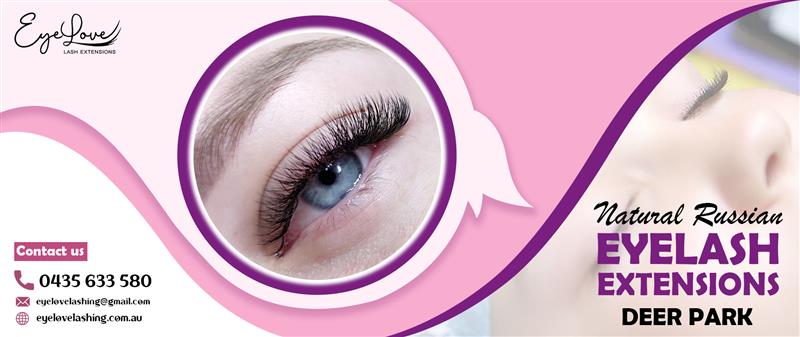Natural Russian eyelash extensions Deer Park